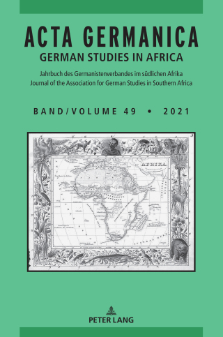 Cover image: Acta Germanica 1st edition 9783631870792