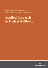 Cover image: Applied Research in Digital Wellbeing 1st edition 9783631871058