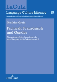 Cover image: Fachwahl Franzoesisch und Gender 1st edition 9783631848944