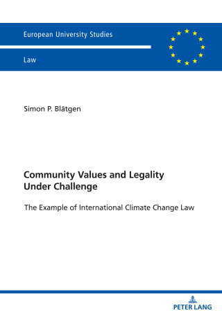 Imagen de portada: Community Values and Legality under Challenge 1st edition 9783631852354