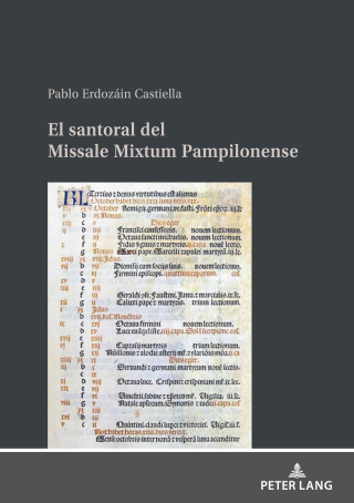 Cover image: El santoral del Missale Mixtum Pampilonense 1st edition 9783631869826