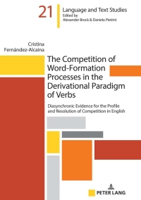 Imagen de portada: The Competition of Word-Formation Processes in the Derivational Paradigm of Verbs 1st edition 9783631866108