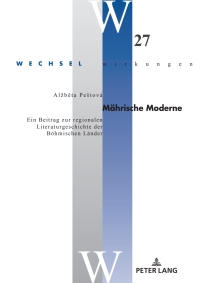 Cover image: Maehrische Moderne 1st edition 9783631862902