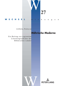 Cover image: Maehrische Moderne 1st edition 9783631862902