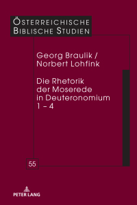 صورة الغلاف: Die Rhetorik der Moserede in Deuteronomium 1 – 4 1st edition 9783631873489