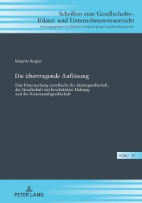 Immagine di copertina: Die uebertragende Aufloesung 1st edition 9783631864180