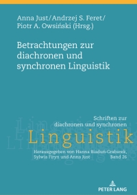 Omslagafbeelding: Betrachtungen zur diachronen und synchronen Linguistik 1st edition 9783631864449