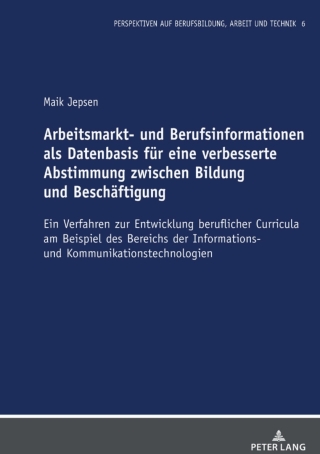 Cover image: Arbeitsmarkt- und Berufsinformationen als Datenbasis fuer eine verbesserte Abstimmung zwischen Bildung und Beschaeftigung 1st edition 9783631876800