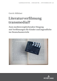 Cover image: Literaturverfilmung transmedial? 1st edition 9783631871331