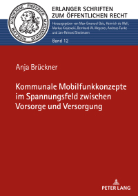 Cover image: Kommunale Mobilfunkkonzepte im Spannungsfeld zwischen Vorsorge und Versorgung 1st edition 9783631876817