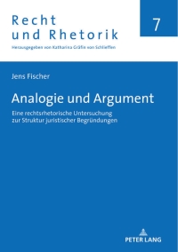 Cover image: Analogie und Argument 1st edition 9783631853511