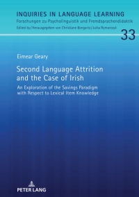 Cover image: Second Language Attrition and the Case of Irish 1st edition 9783631869055
