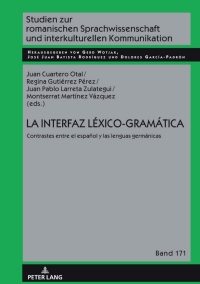 صورة الغلاف: La interfaz Léxico-Gramática 1st edition 9783631875834