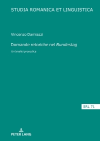 Imagen de portada: Domande retoriche nel « Bundestag » 1st edition 9783631881996