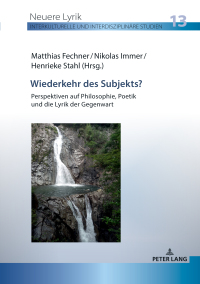 Cover image: Wiederkehr des Subjekts? 1st edition 9783631882832