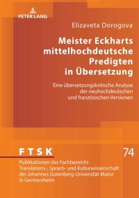 Cover image: Meister Eckharts mittelhochdeutsche Predigten in Uebersetzung 1st edition 9783631878774