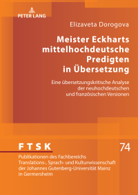 Titelbild: Meister Eckharts mittelhochdeutsche Predigten in Uebersetzung 1st edition 9783631878774