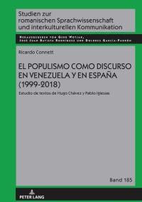 Cover image: El populismo como discurso en Venezuela y en España (1999-2018) 1st edition 9783631886625