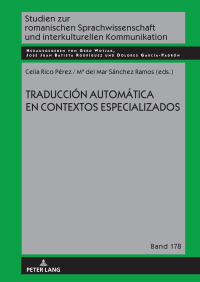 Imagen de portada: Traducción automática en contextos especializados 1st edition 9783631888841