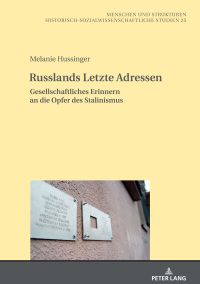 Cover image: Russlands Letzte Adressen 1st edition 9783631888926