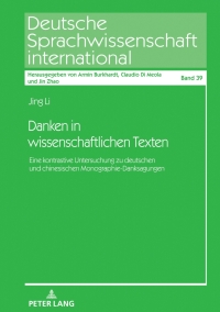 Cover image: Danken in wissenschaftlichen Texten 1st edition 9783631890769