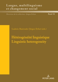 صورة الغلاف: Hétérogénéité linguistique / Linguistic Heterogeneity 1st edition 9783631891346