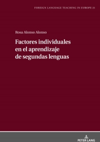 Imagen de portada: Factores individuales en el aprendizaje de segundas lenguas 1st edition 9783631879504