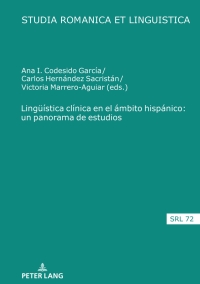 صورة الغلاف: Lingueística clínica en el ámbito hispánico: un panorama de estudios 1st edition 9783631893951