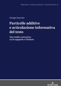Cover image: Particelle additive e articolazione informativa del testo 1st edition 9783631879436