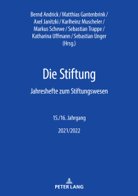 Titelbild: Die Stiftung 1st edition 9783631896730