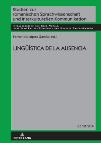 Cover image: Lingueística de la ausencia 1st edition 9783631897508