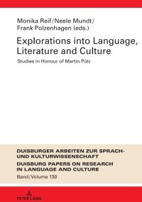 Cover image: Explorations into Language, Literature and Culture 1st edition 9783631858004