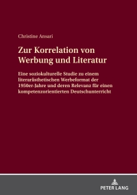 Cover image: Zur Korrelation von Werbung und Literatur 1st edition 9783631768099