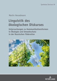 Cover image: Linguistik des oekologischen Diskurses 1st edition 9783631901182