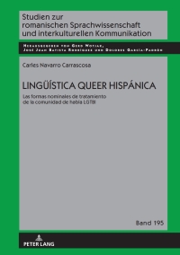 Cover image: Lingueística queer hispánica 1st edition 9783631901939