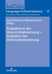Imagen de portada: Aufgaben in der Unterrichtsforschung – Aufgaben der Unterrichtsforschung 1st edition 9783631871980