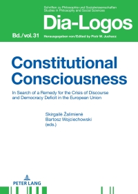 表紙画像: Constitutional Consciousness 1st edition 9783631895566