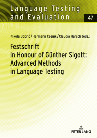Cover image: Festschrift in Honour of Guenther Sigott: Advanced Methods in Language Testing 1st edition 9783631871430