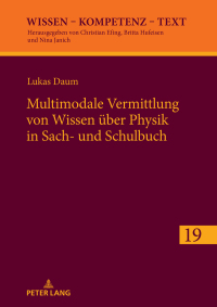 Imagen de portada: Multimodale Vermittlung von Wissen ueber Physik in Sach- und Schulbuch 1st edition 9783631906750