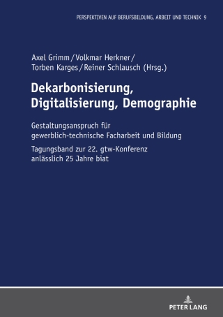 Cover image: Dekarbonisierung, Digitalisierung, Demographie 1st edition 9783631906859