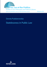 Cover image: Statelessness in Public Law 1st edition 9783631860724