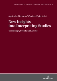 Cover image: New Insights into Interpreting Studies. 1st edition 9783631884850