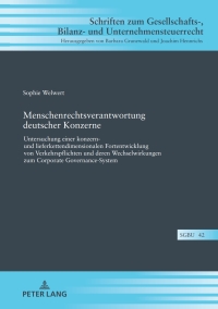 صورة الغلاف: Menschenrechtsverantwortung deutscher Konzerne 1st edition 9783631907856