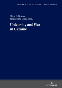 Cover image: University and War in Ukraine 1st edition 9783631899014