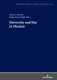 صورة الغلاف: University and War in Ukraine 1st edition 9783631899014