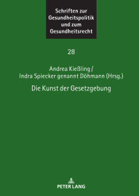 Cover image: Die Kunst der Gesetzgebung 1st edition 9783631897034