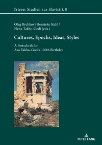 Cover image: Cultures, Epochs, Ideas, Styles 1st edition 9783631909690