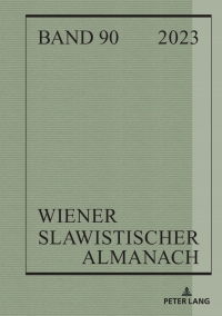 Cover image: Wiener Slawistischer Almanach Band 90/2023 1st edition 9783631917299