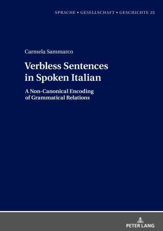 Cover image: Verbless Sentences in Spoken Italian 1st edition 9783631919880