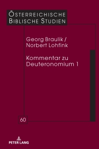 Cover image: Kommentar zu Deuteronomium 1 1st edition 9783631895214